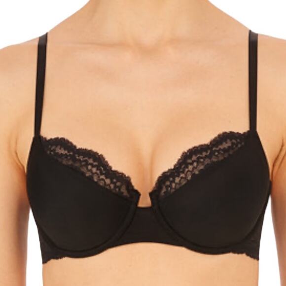 Natori 731319 Breakout Full Fit Contour Underwire Black Bra – 36DDD - Picture 1 of 8